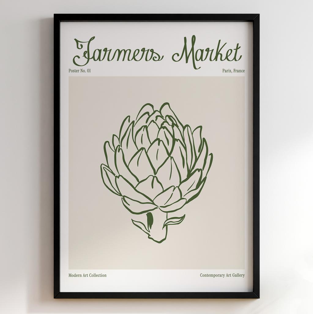 Постер з їжею для кухні та їдальні | Cучасна картина в рамі