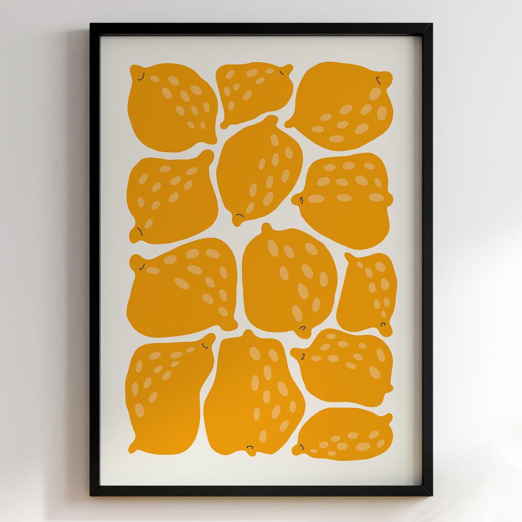 Постер з їжею для кухні та їдальні | Cучасна картина в рамі