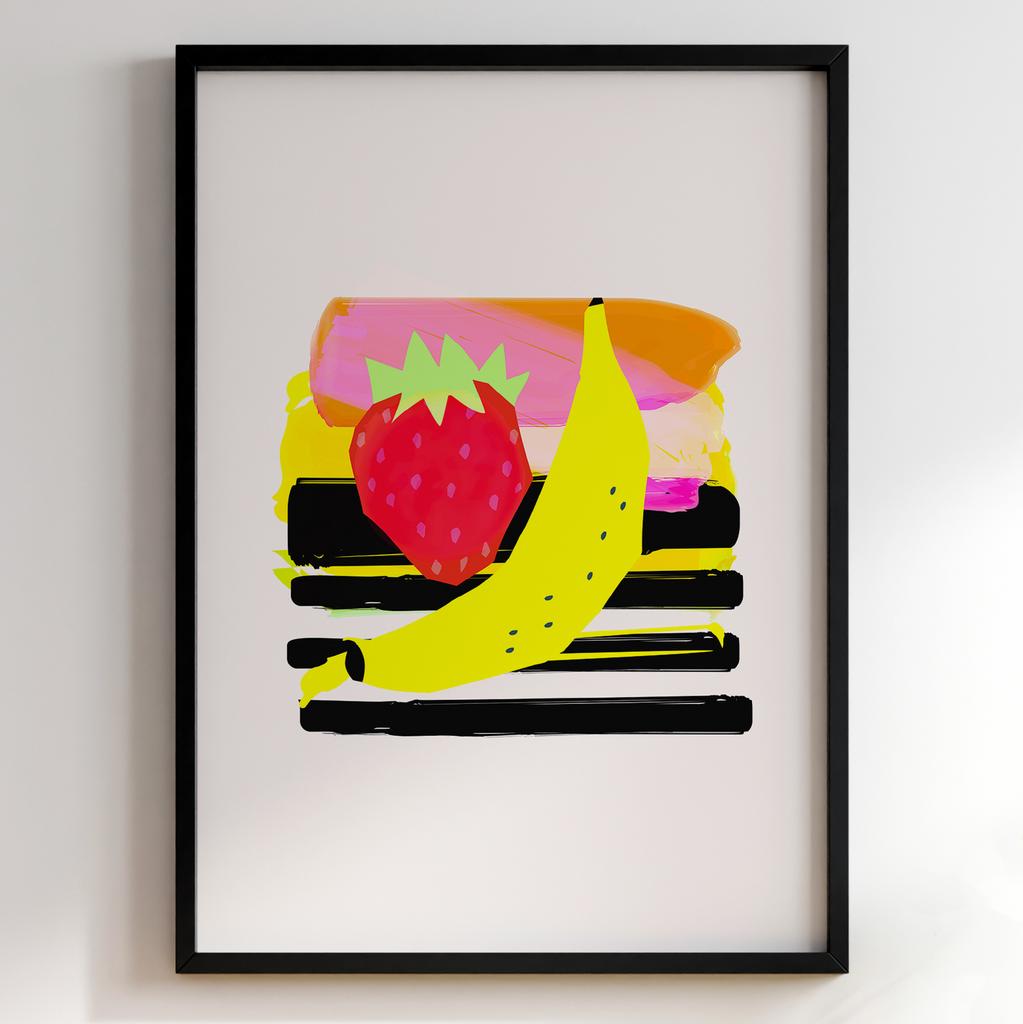 Постер для кухні | Cучасна картина в рамі