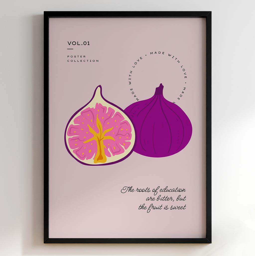 Постер для кухні | Cучасна картина в рамі