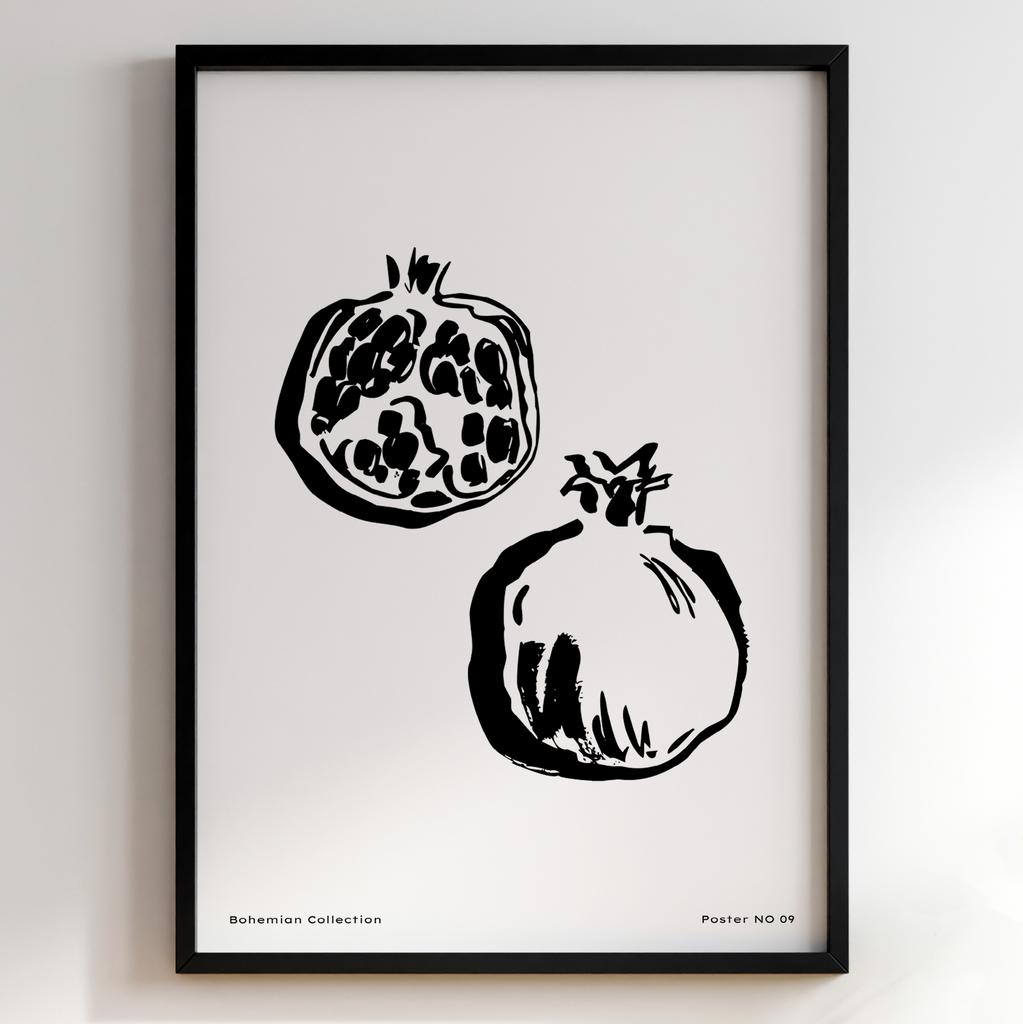 Постер для кухні | Cучасна картина в рамі