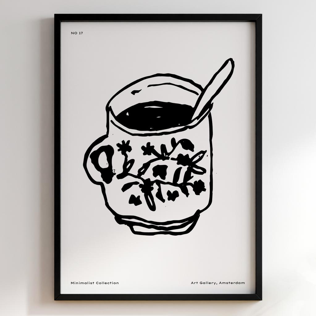 Постер для кухні | Cучасна картина в рамі