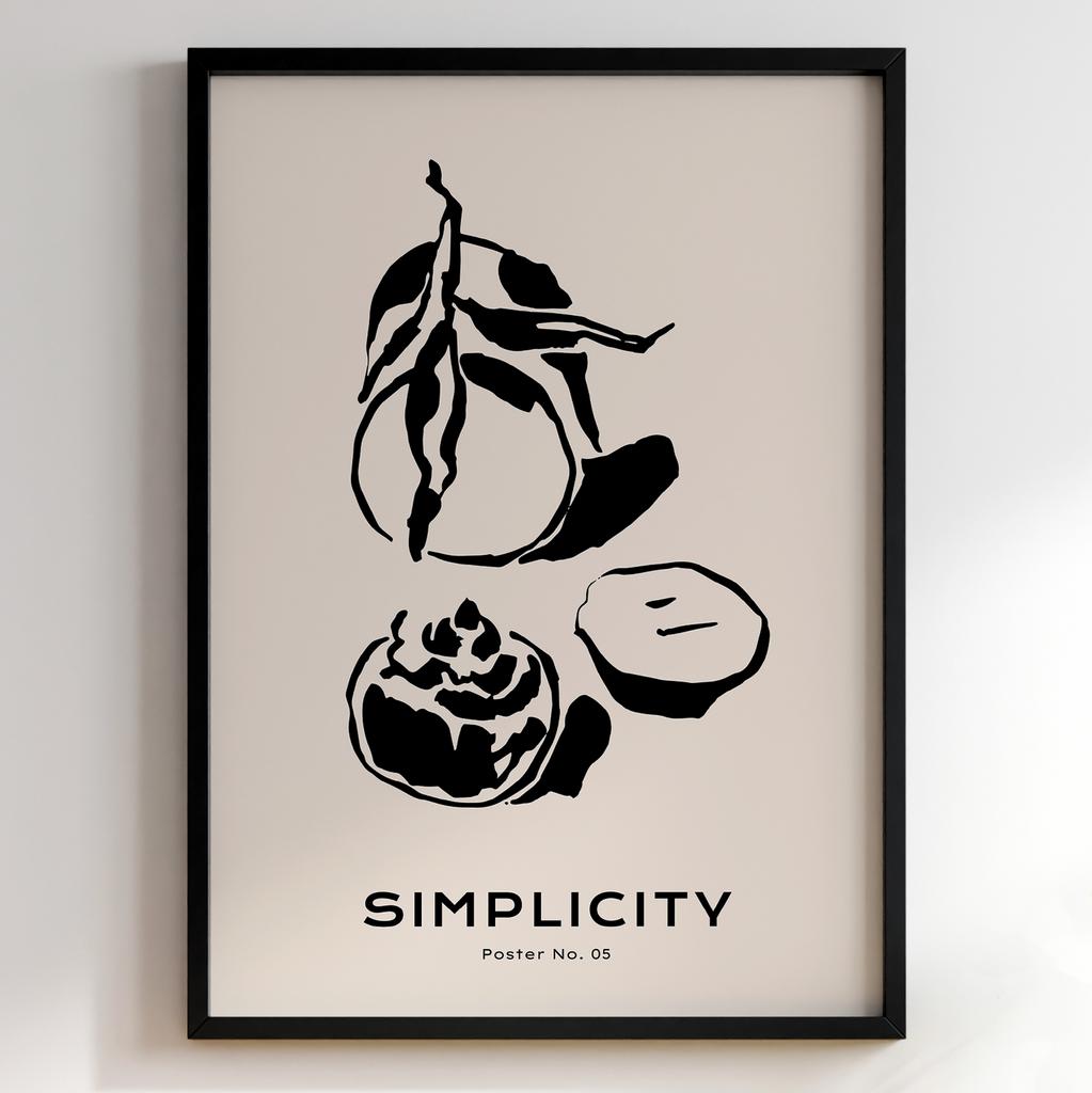 Постер для кухні | Cучасна картина в рамі