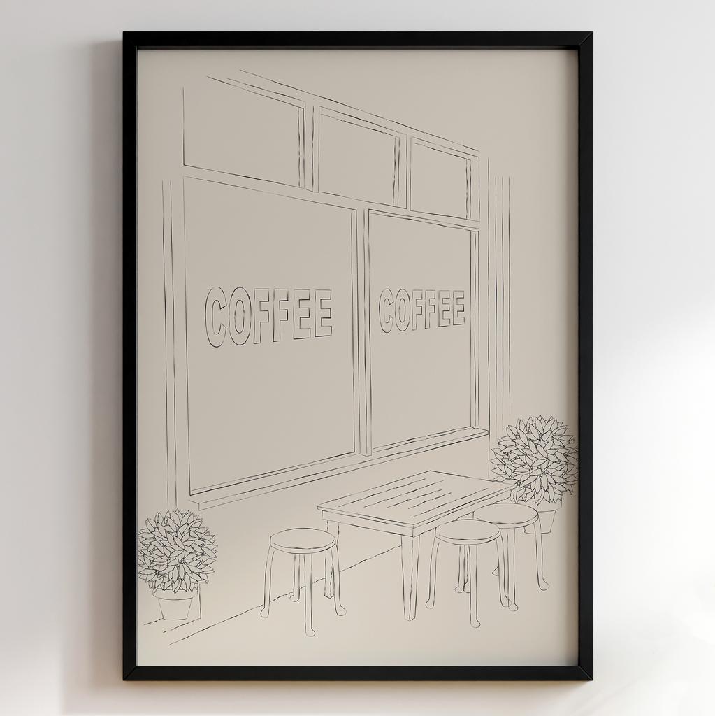 Постер для кухні | Cучасна картина в рамі