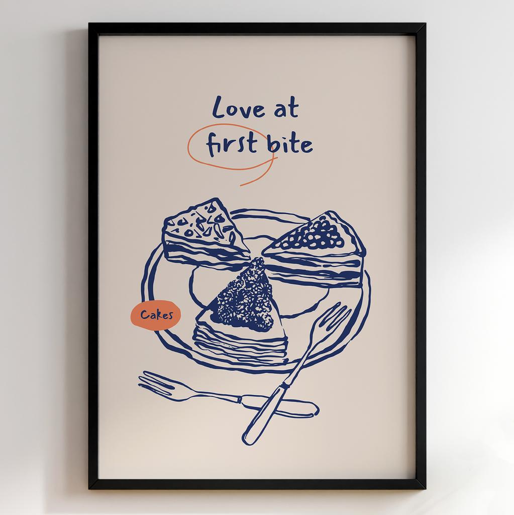 Постер для кухні | Cучасна картина в рамі