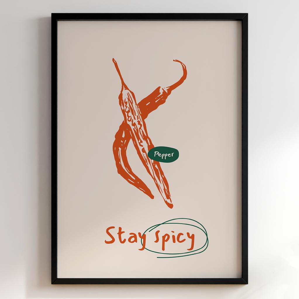 Постер для кухні | Cучасна картина в рамі