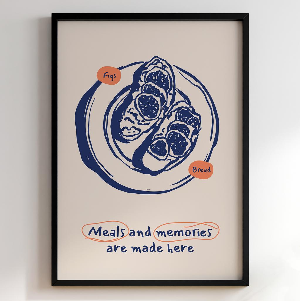 Постер для кухні | Cучасна картина в рамі