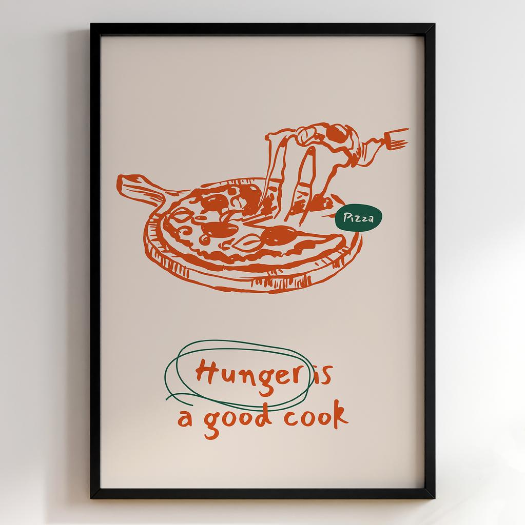 Постер для кухні | Cучасна картина в рамі