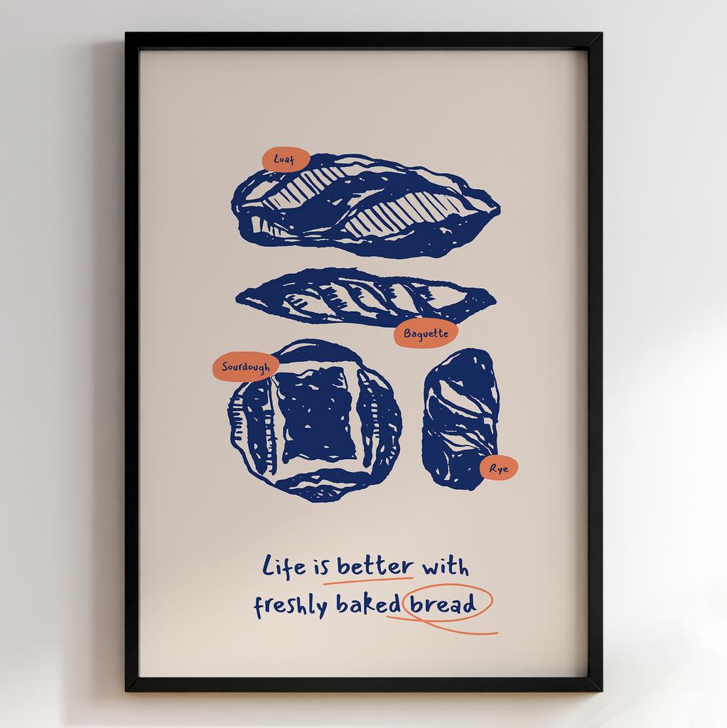 Постер для кухні | Cучасна картина в рамі