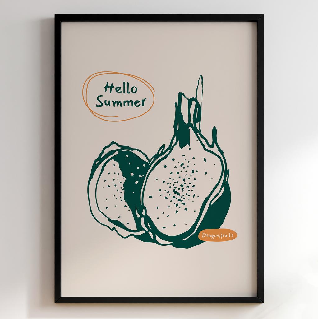 Постер для кухні | Cучасна картина в рамі