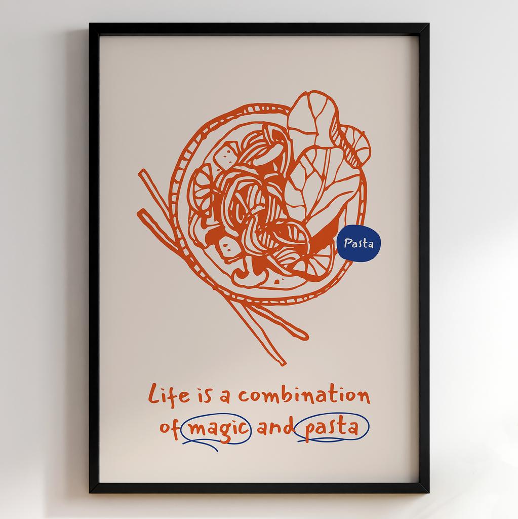 Постер для кухні | Cучасна картина в рамі