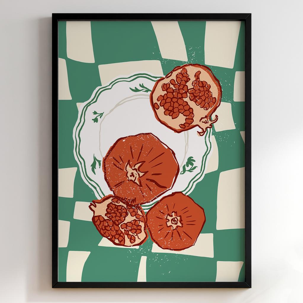 Постер для кухні | Cучасна картина в рамі