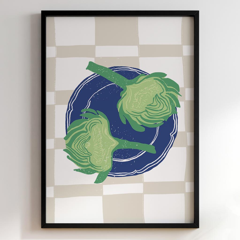 Постер для кухні | Cучасна картина в рамі