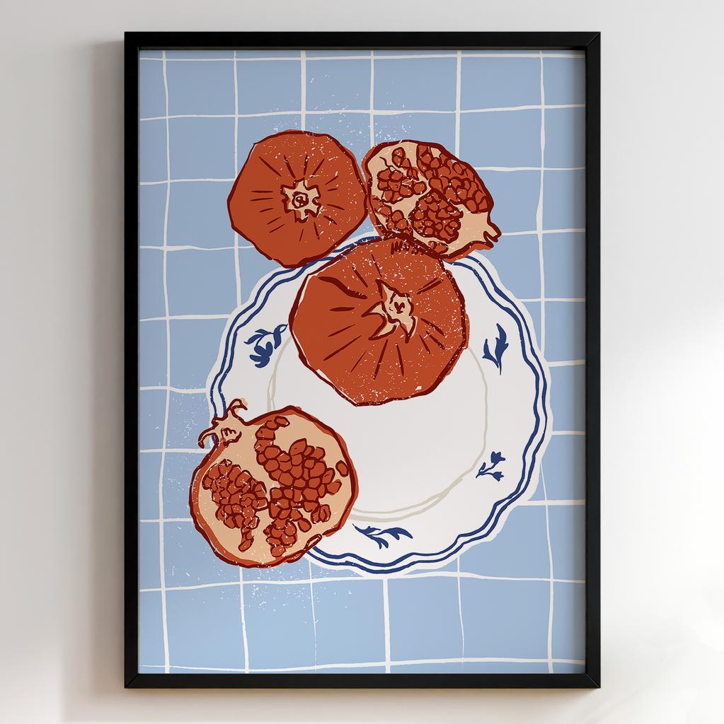 Постер для кухні | Cучасна картина в рамі