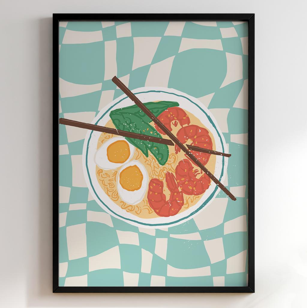 Постер для кухні | Cучасна картина в рамі