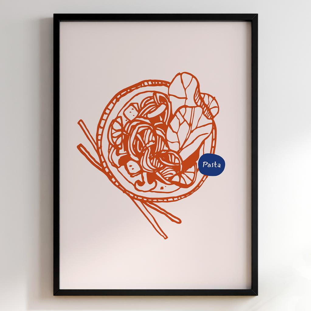 Постер для кухні | Cучасна картина в рамі