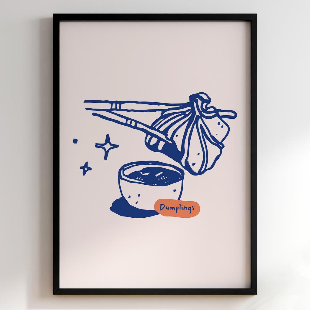 Постер для кухні | Cучасна картина в рамі