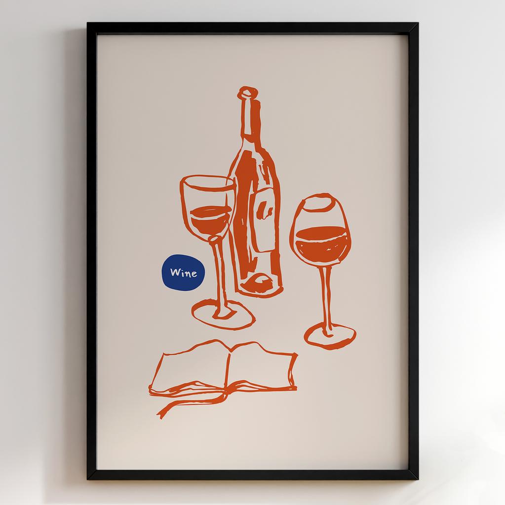 Постер для кухні | Cучасна картина в рамі