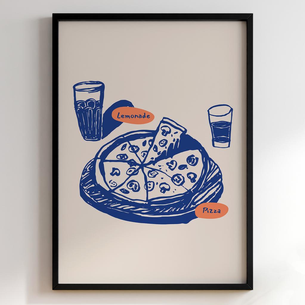 Постер для кухні | Cучасна картина в рамі