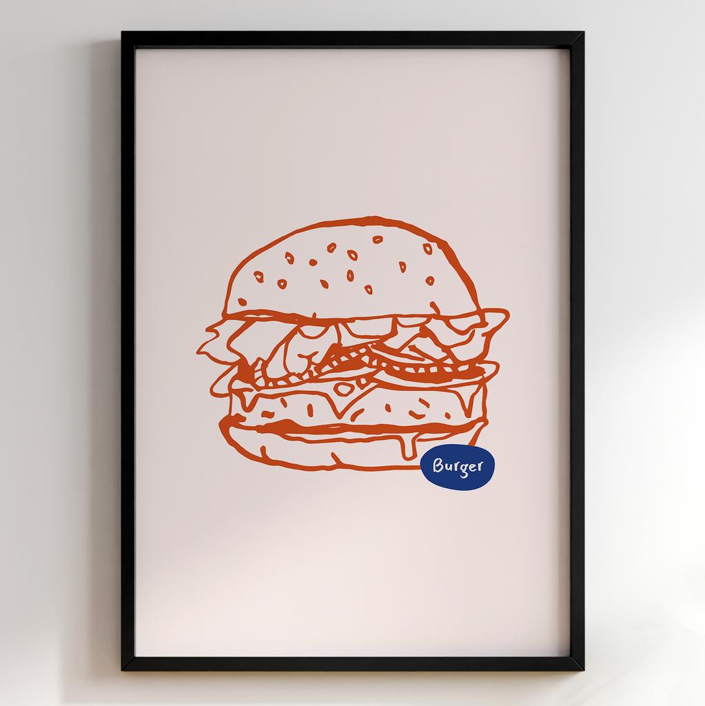 Постер для кухні | Cучасна картина в рамі