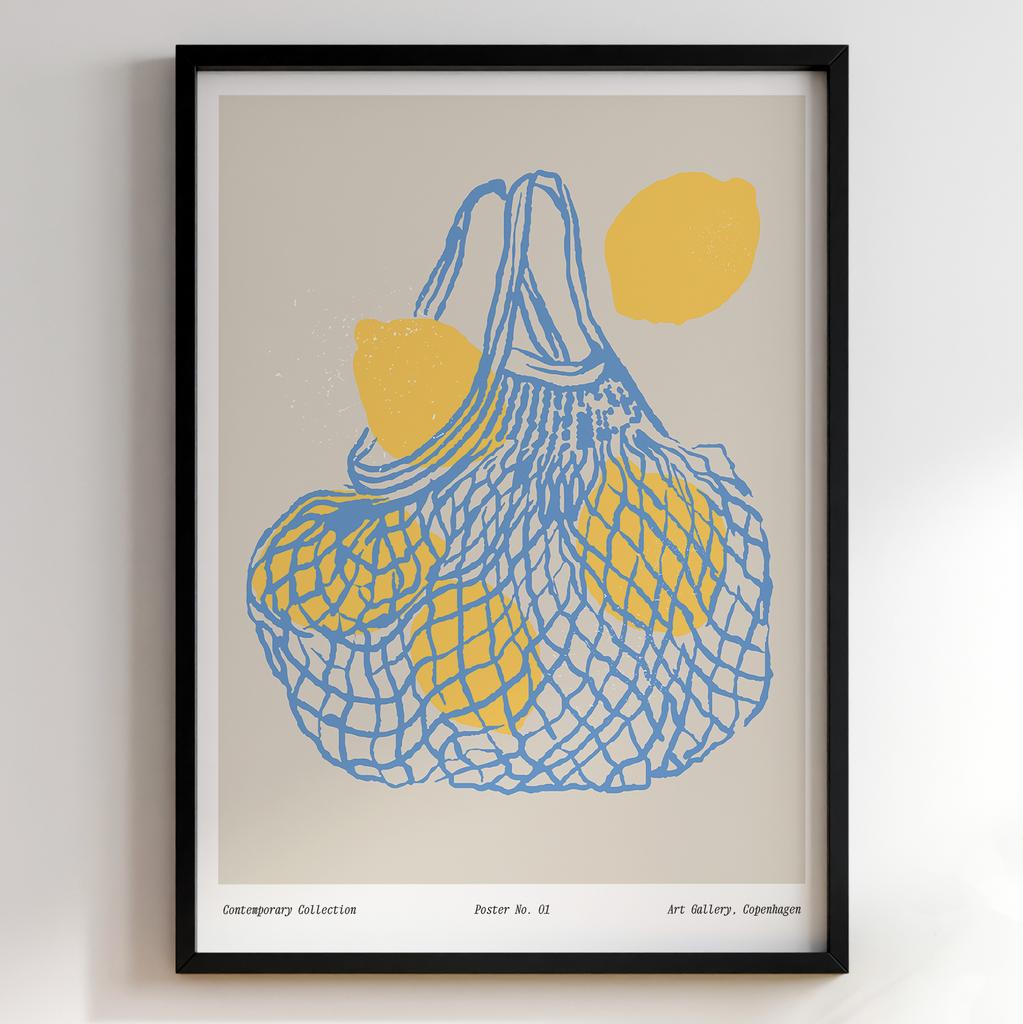 Постер для кухні | Cучасна картина в рамі