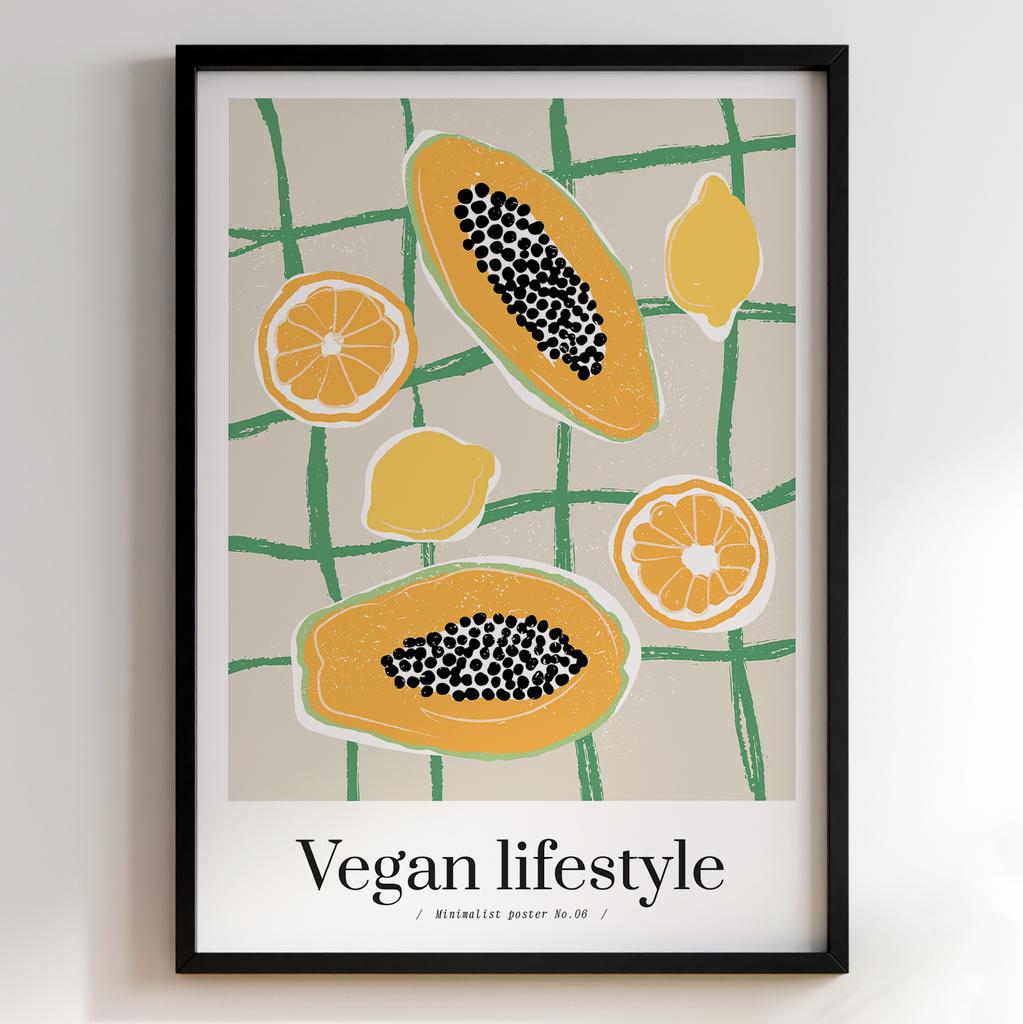 Постер для кухні | Cучасна картина в рамі