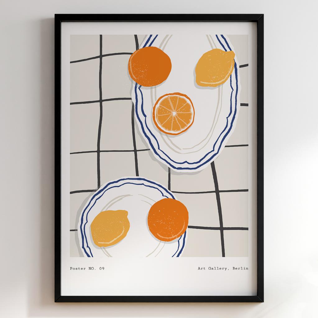 Постер для кухні | Cучасна картина в рамі