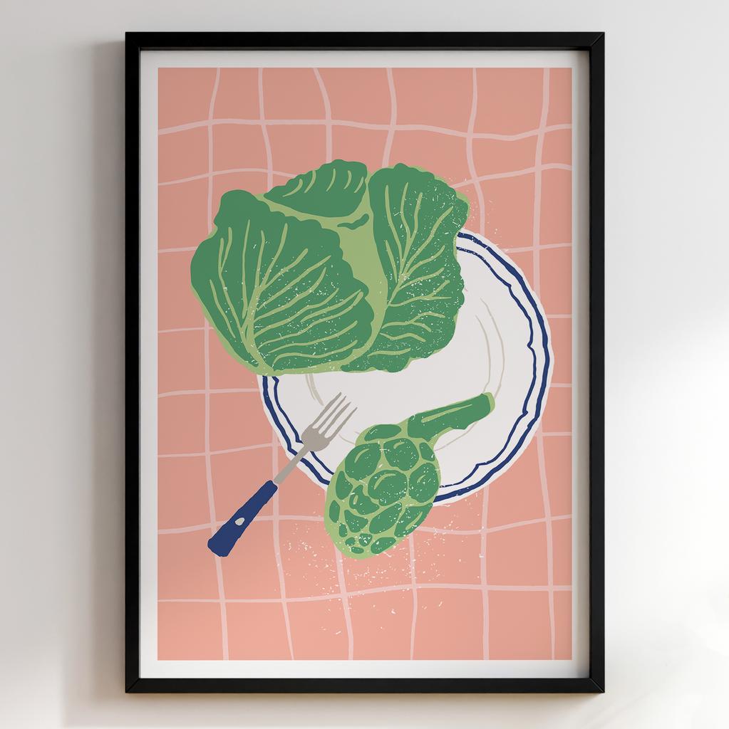 Постер для кухні | Cучасна картина в рамі