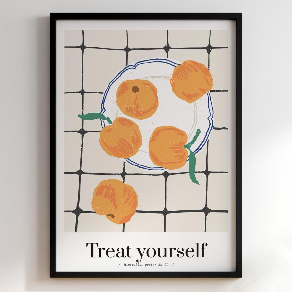 Постер для кухні | Cучасна картина в рамі