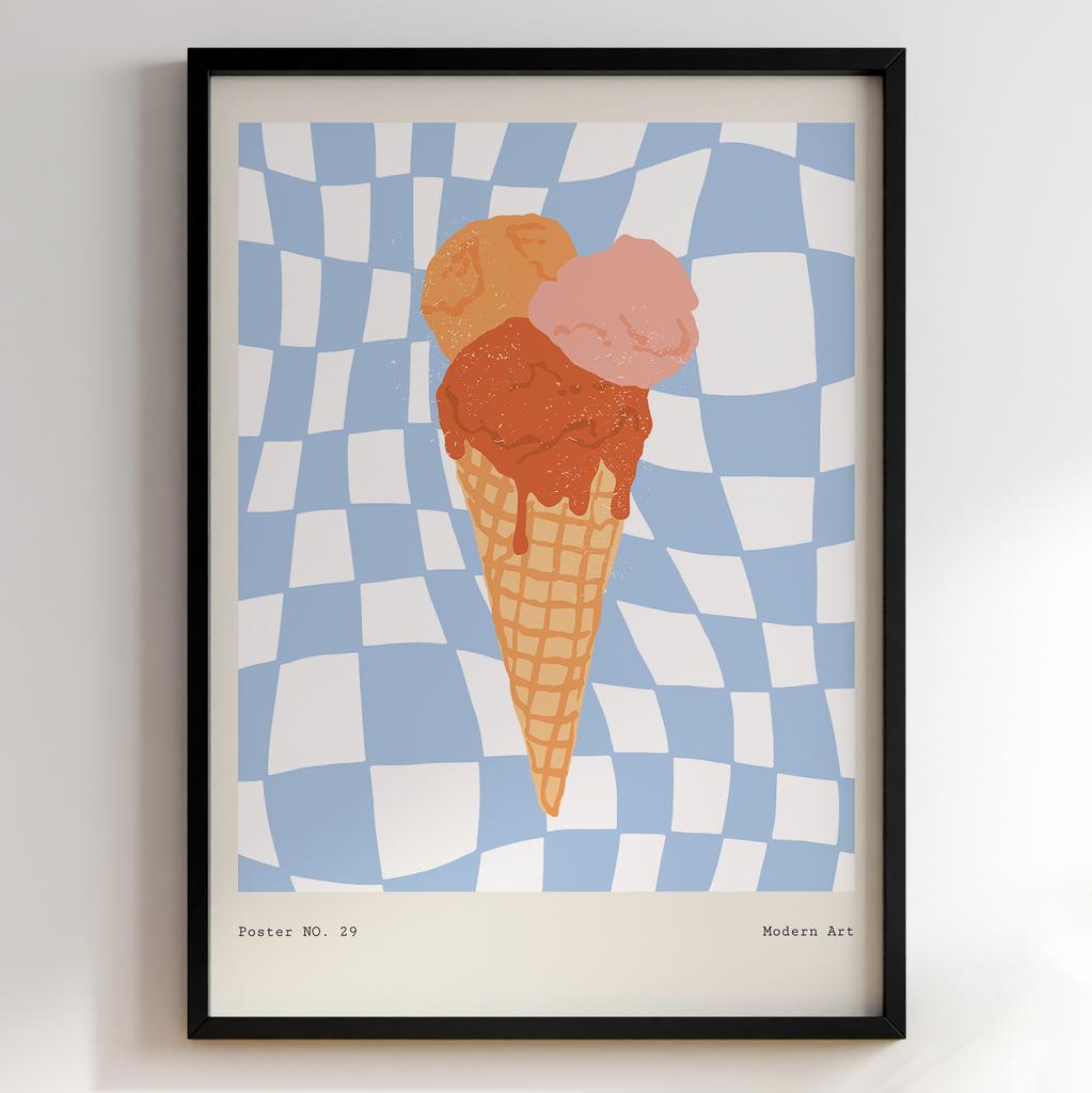 Постер для кухні | Cучасна картина в рамі