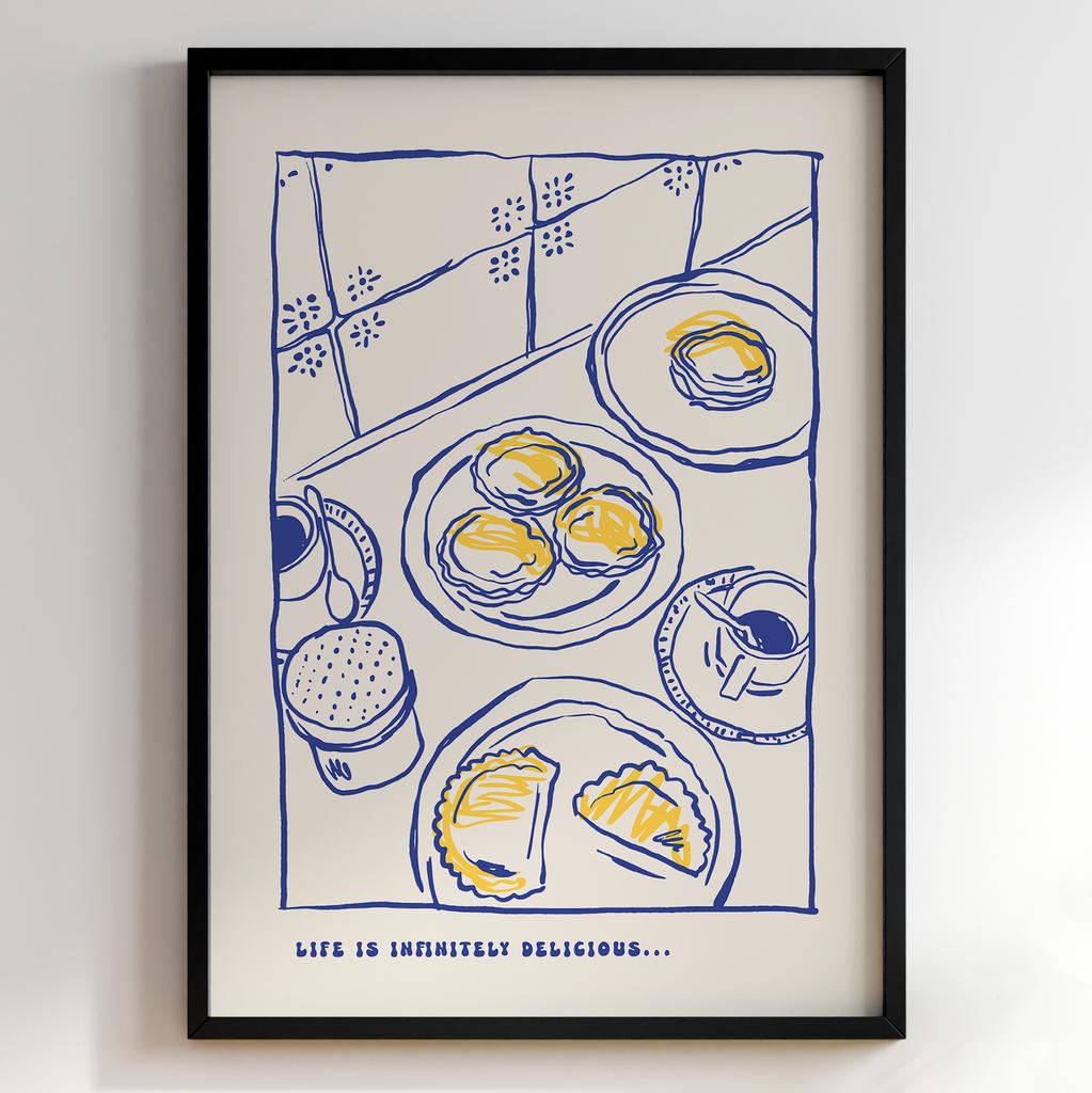 Постер для кухні | Cучасна картина в рамі