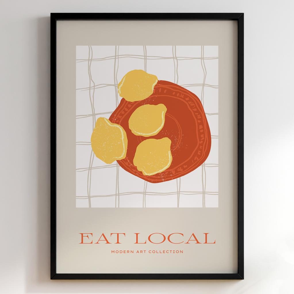 Постер для кухні | Cучасна картина в рамі