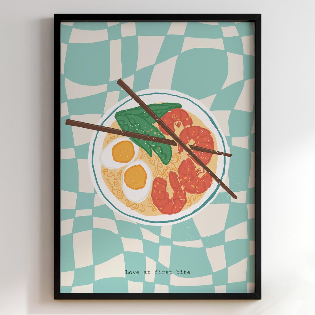 Постер для кухні | Cучасна картина в рамі