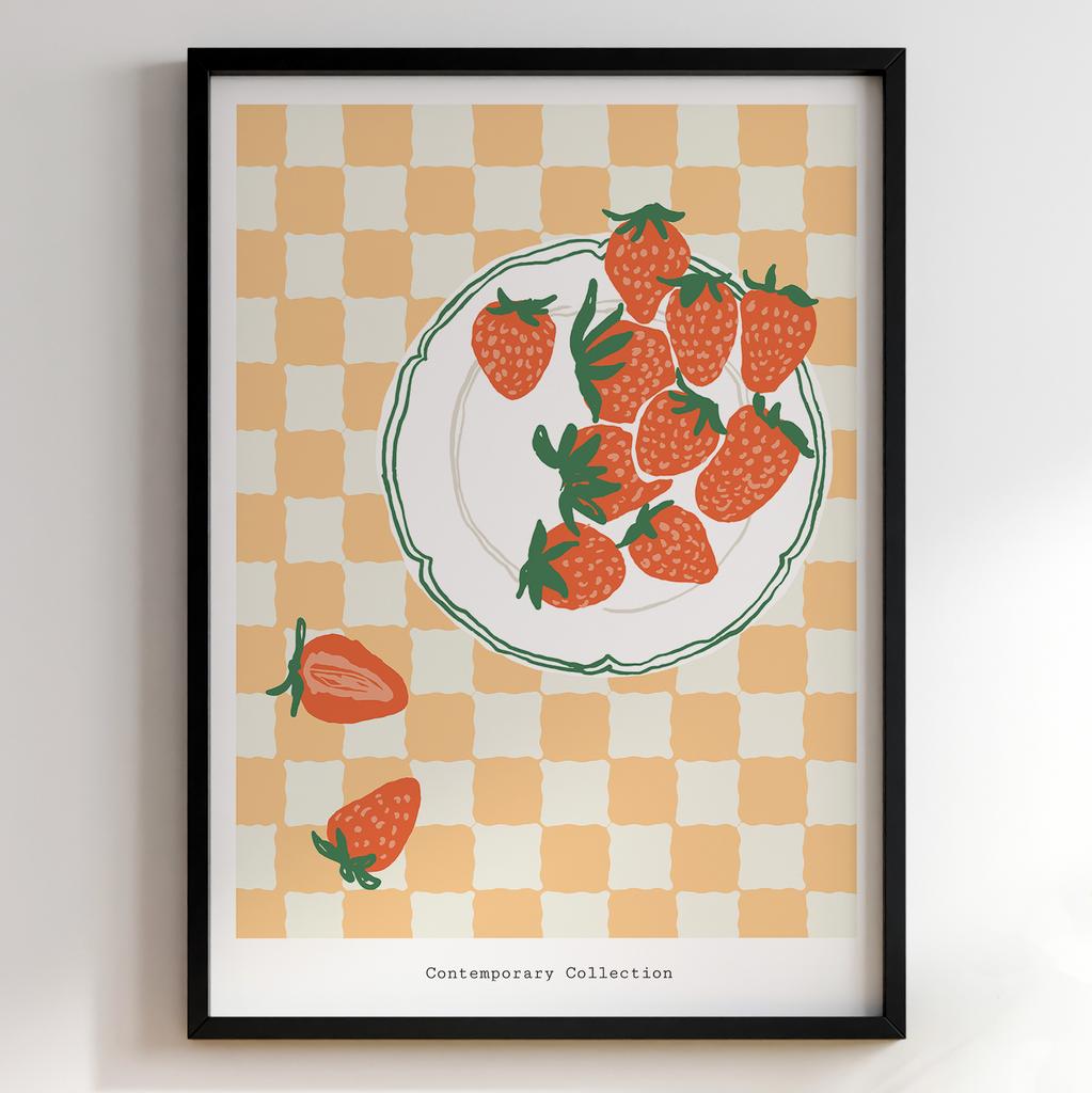 Постер для кухні | Cучасна картина в рамі