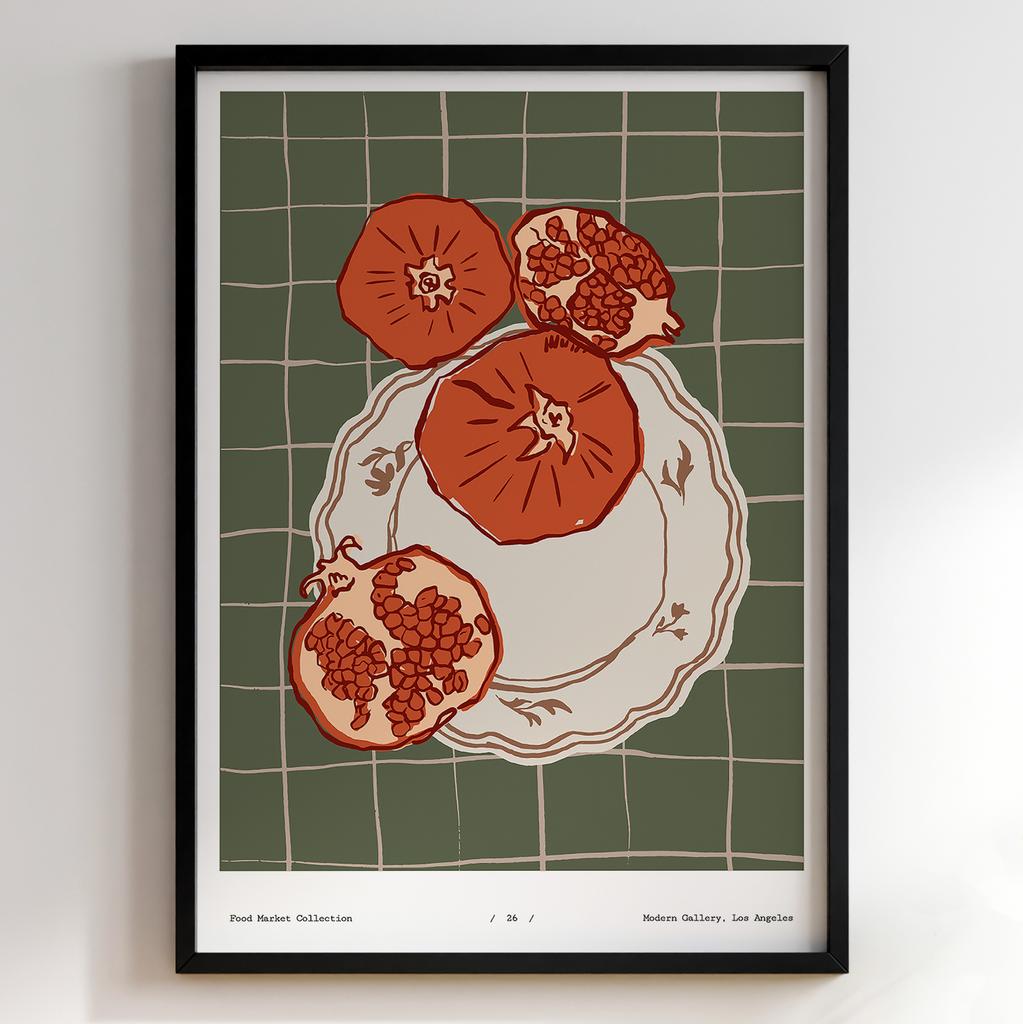 Постер для кухні | Cучасна картина в рамі