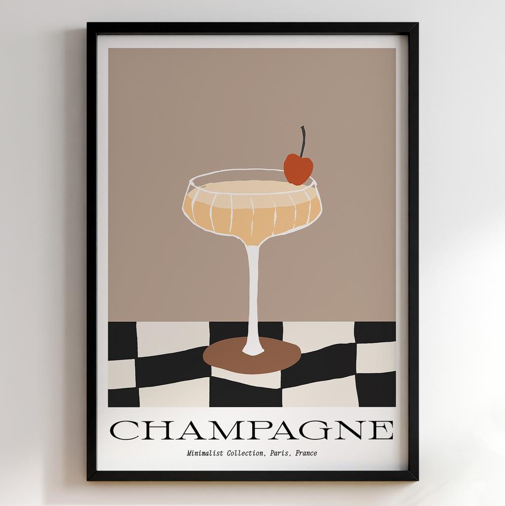 Постер для кухні | Cучасна картина в рамі