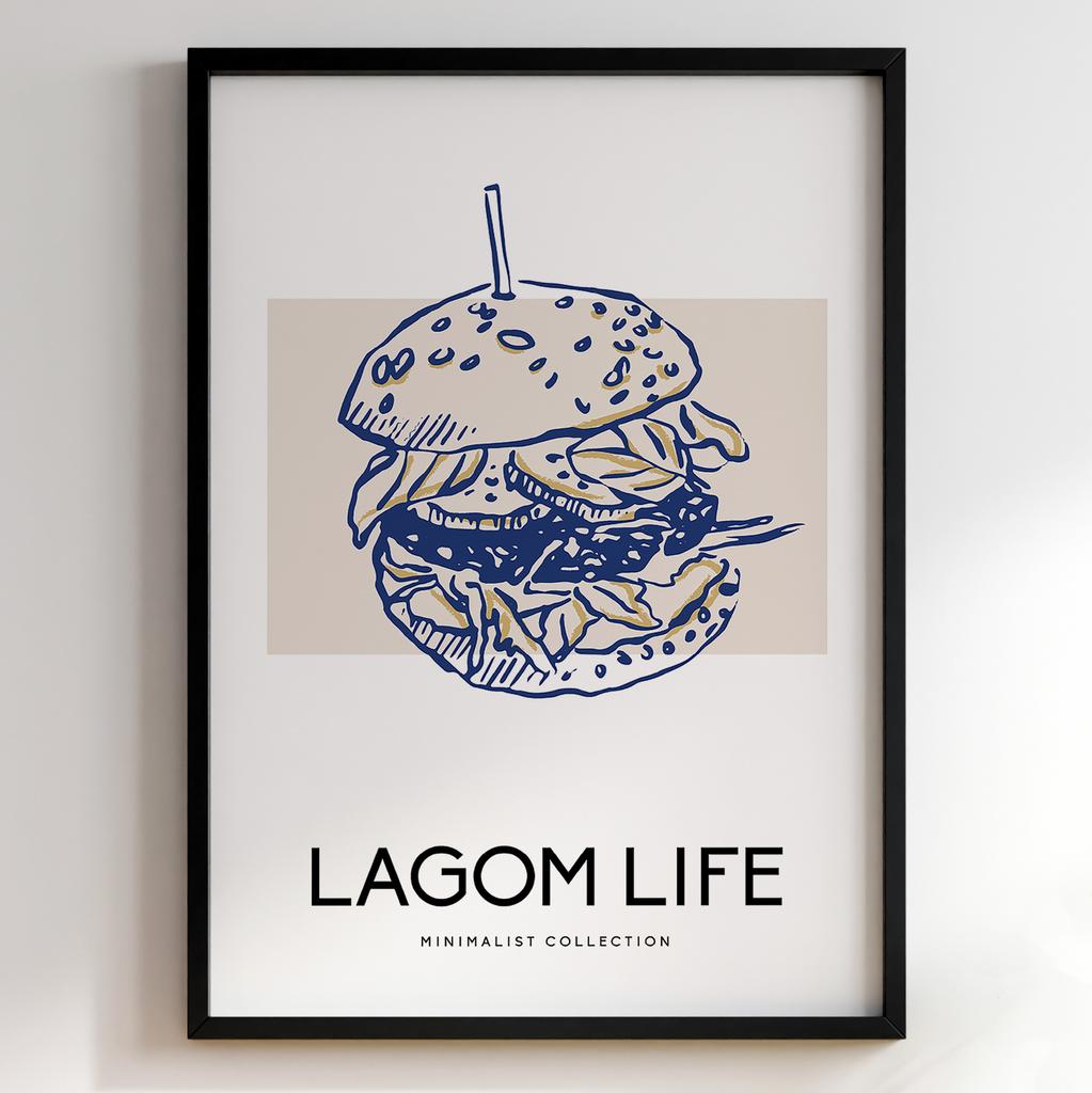 Постер для кухні | Cучасна картина в рамі