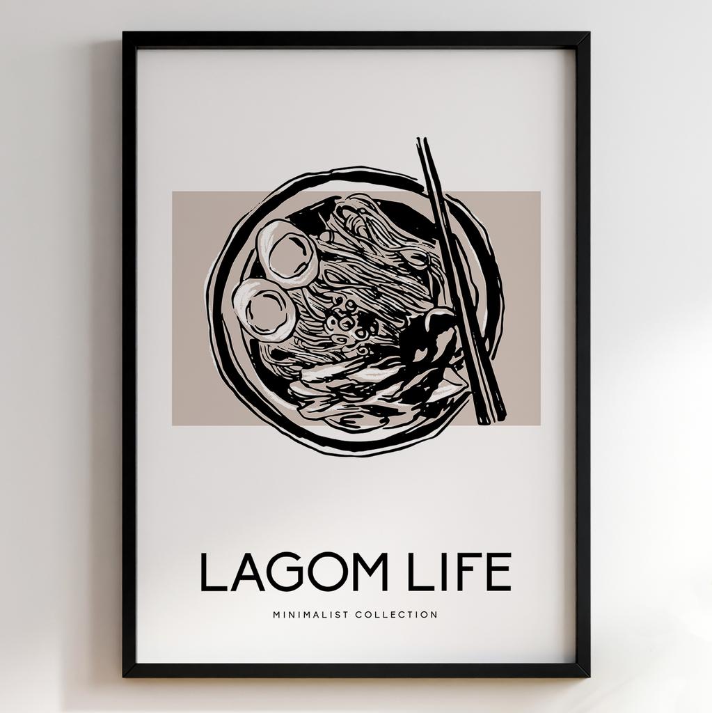 Постер для кухні | Cучасна картина в рамі