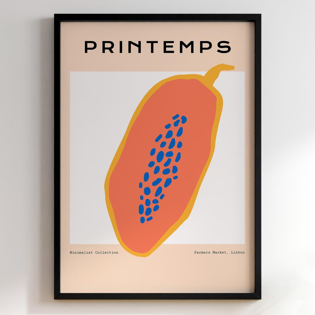 Постер для кухні | Cучасна картина в рамі