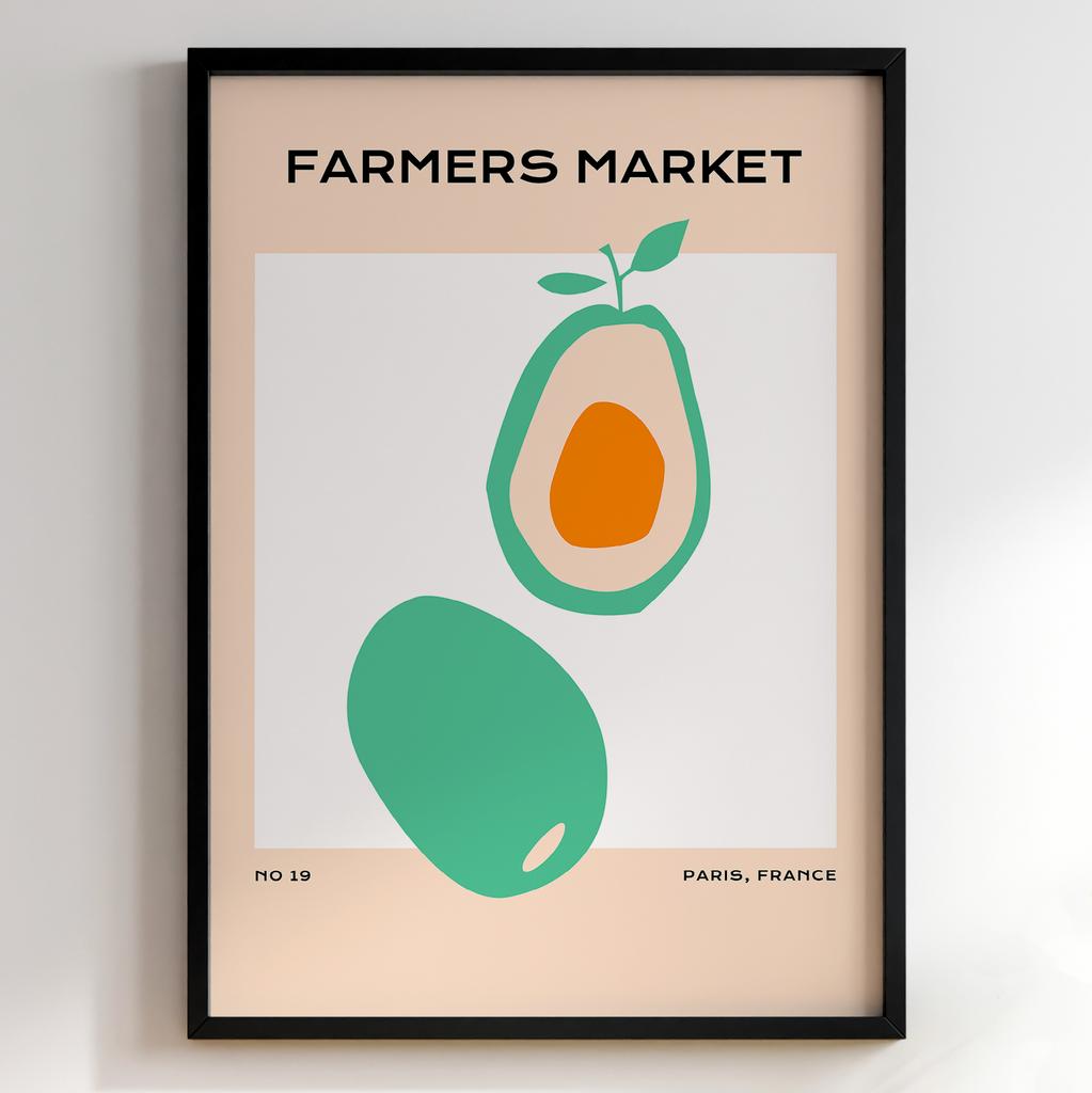 Постер для кухні | Cучасна картина в рамі