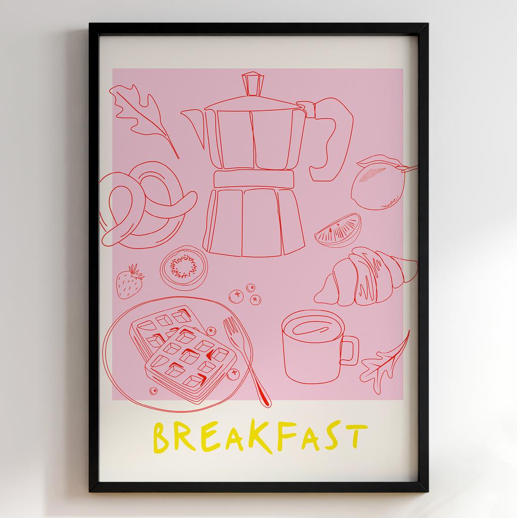 Постер для кухні | Cучасна картина в рамі