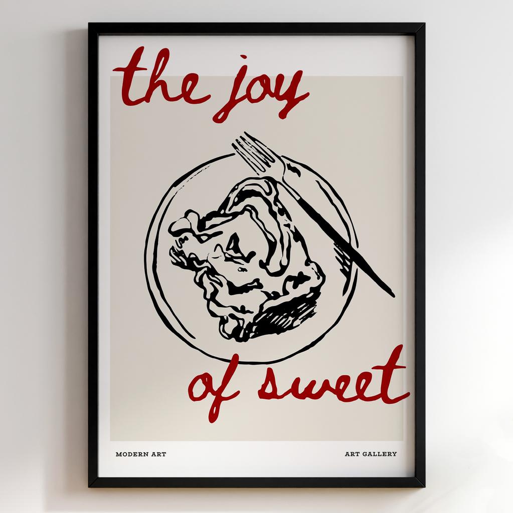 Постер для кухні | Cучасна картина в рамі