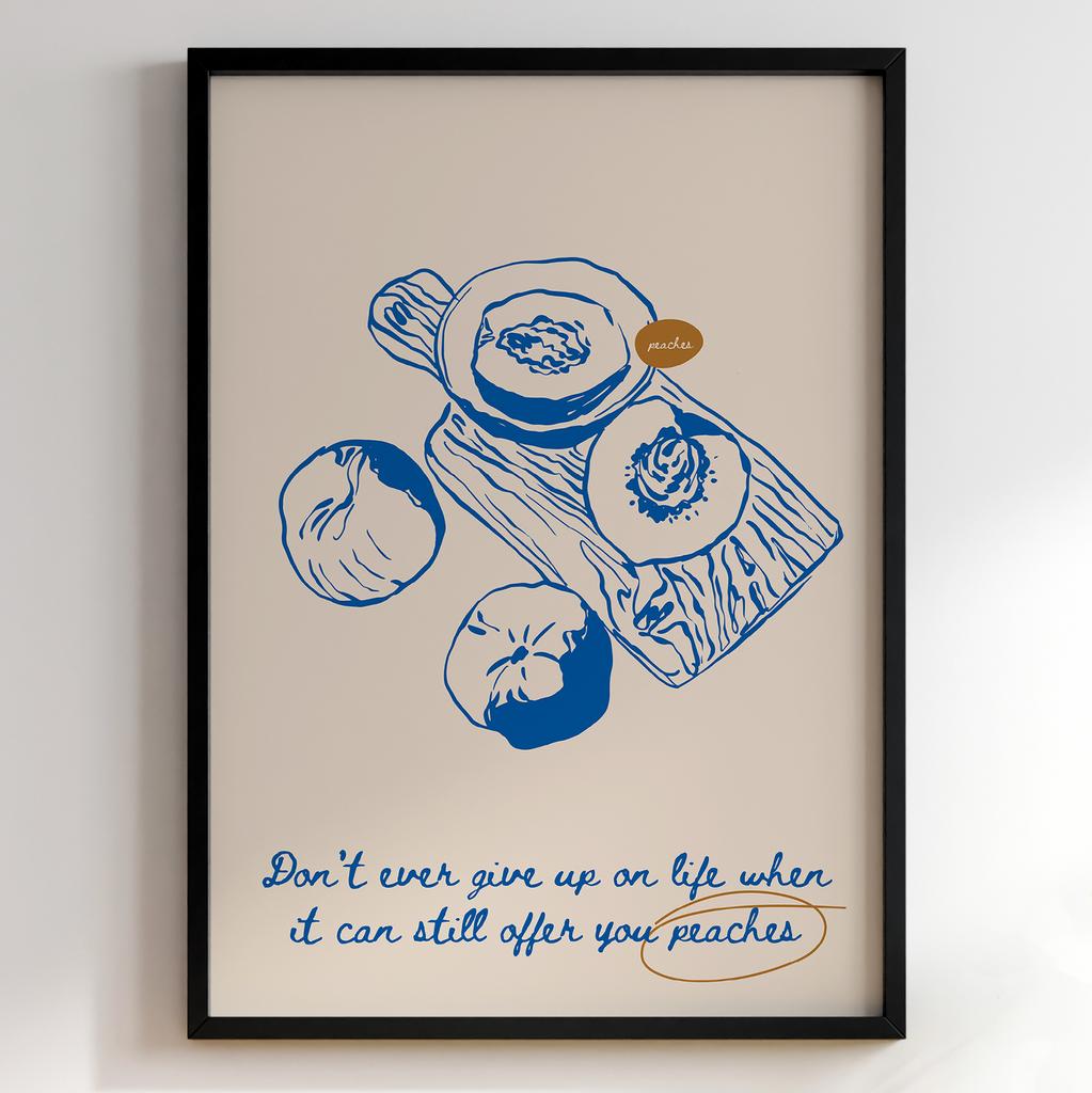 Постер для кухні | Cучасна картина в рамі