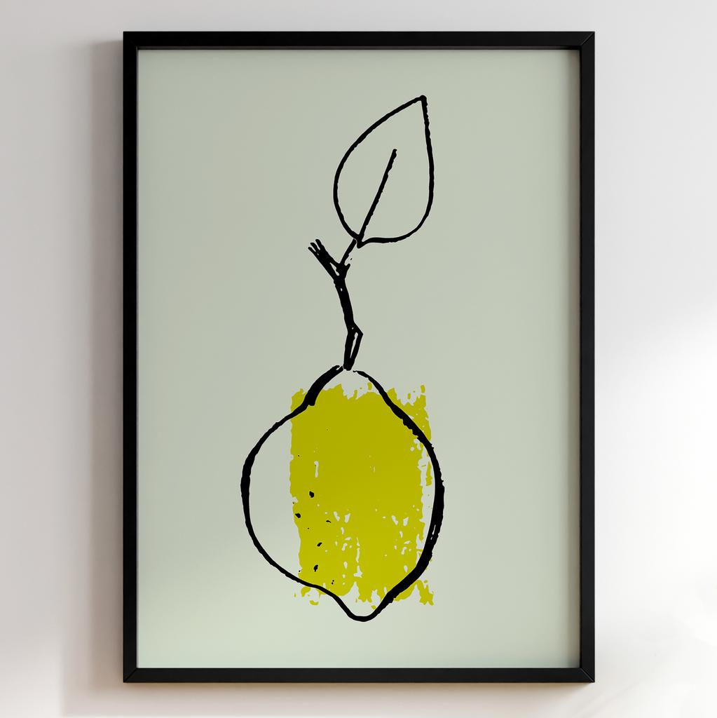 Постер для кухні | Cучасна картина в рамі