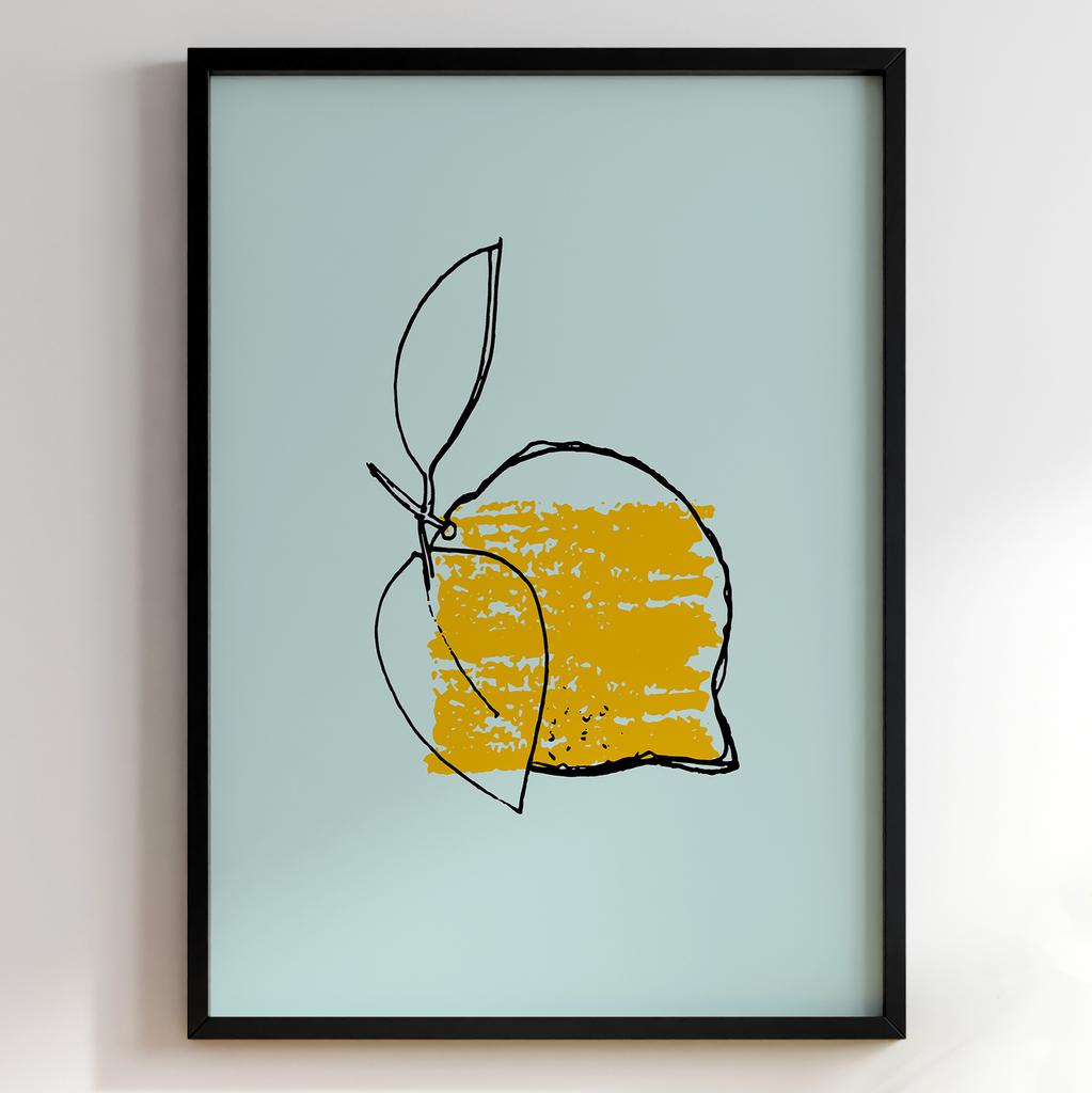 Постер для кухні | Cучасна картина в рамі