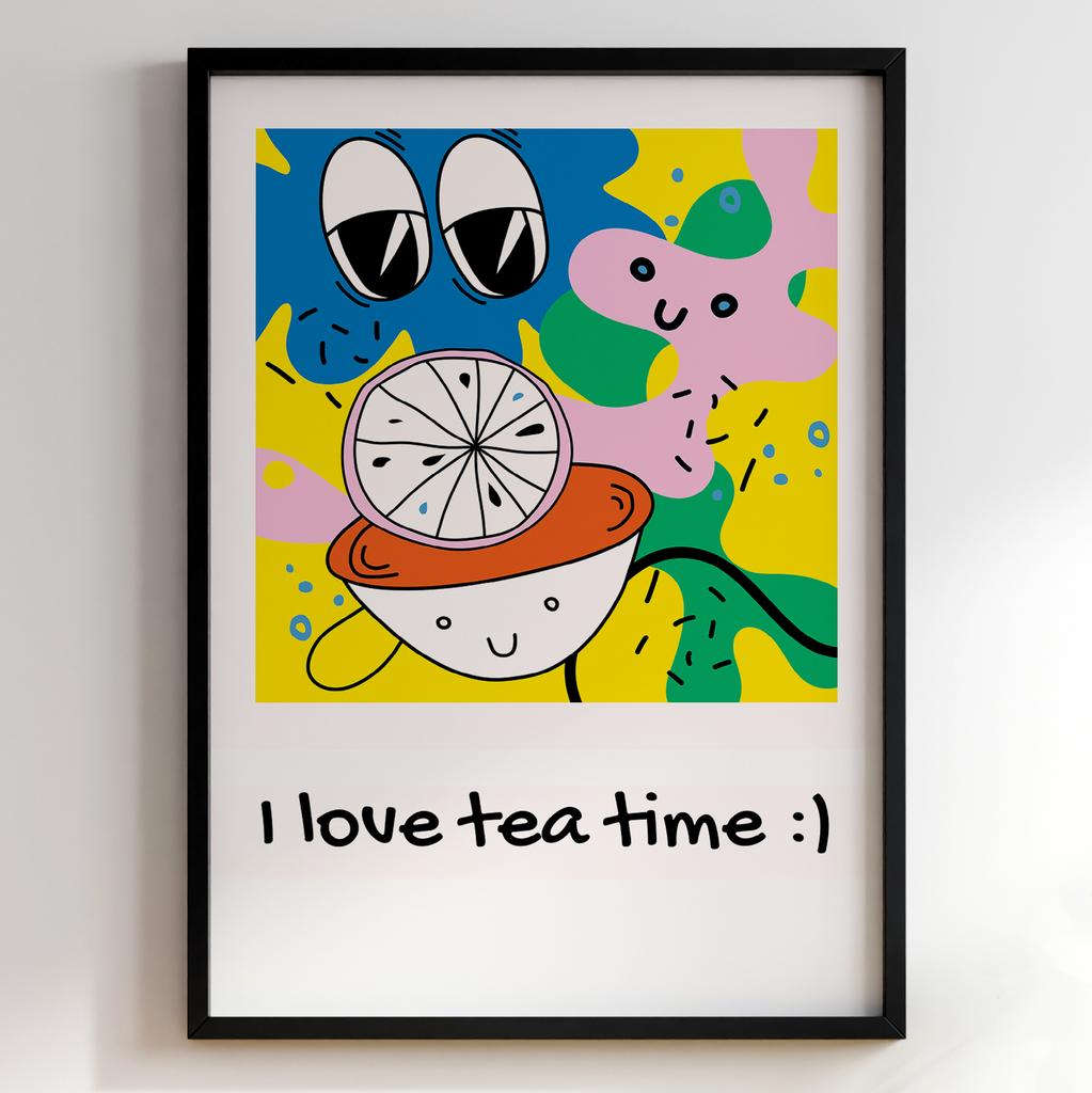 Постер для кухні | Cучасна картина в рамі