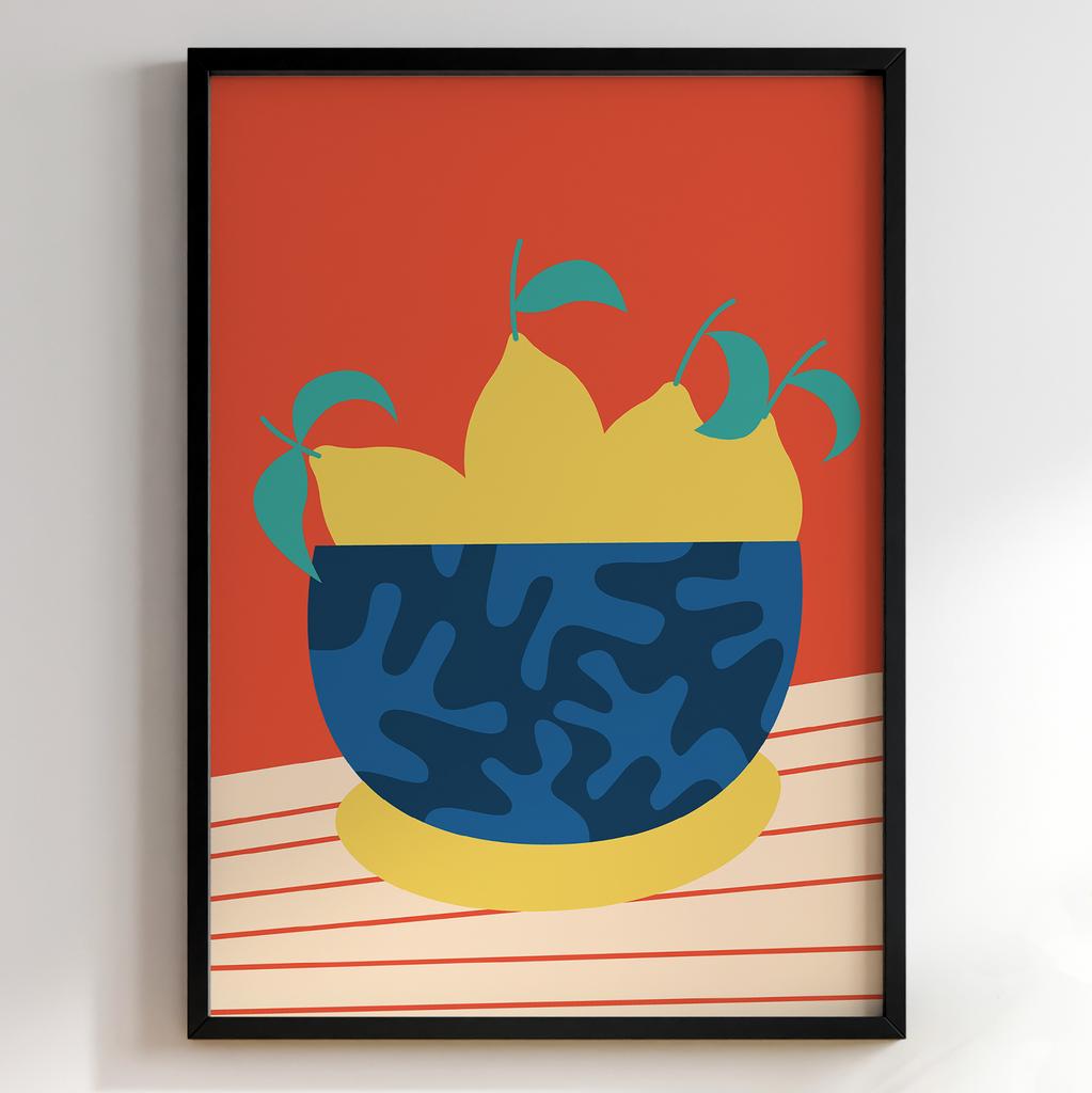 Постер для кухні | Cучасна картина в рамі