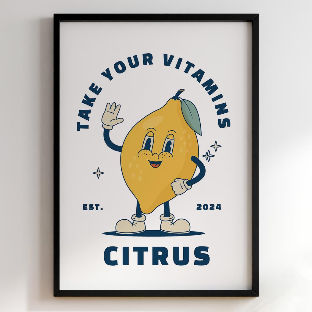 Постер для кухні | Cучасна картина в рамі