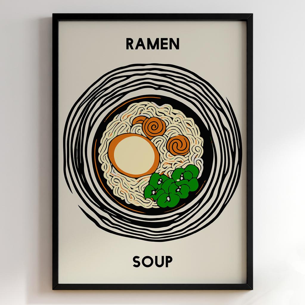 Постер для кухні | Cучасна картина в рамі