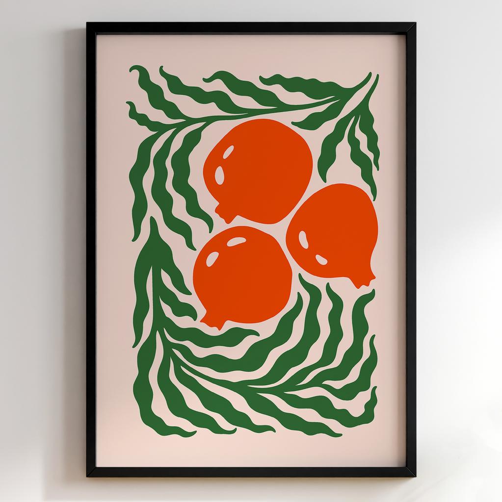 Постер для кухні | Cучасна картина в рамі